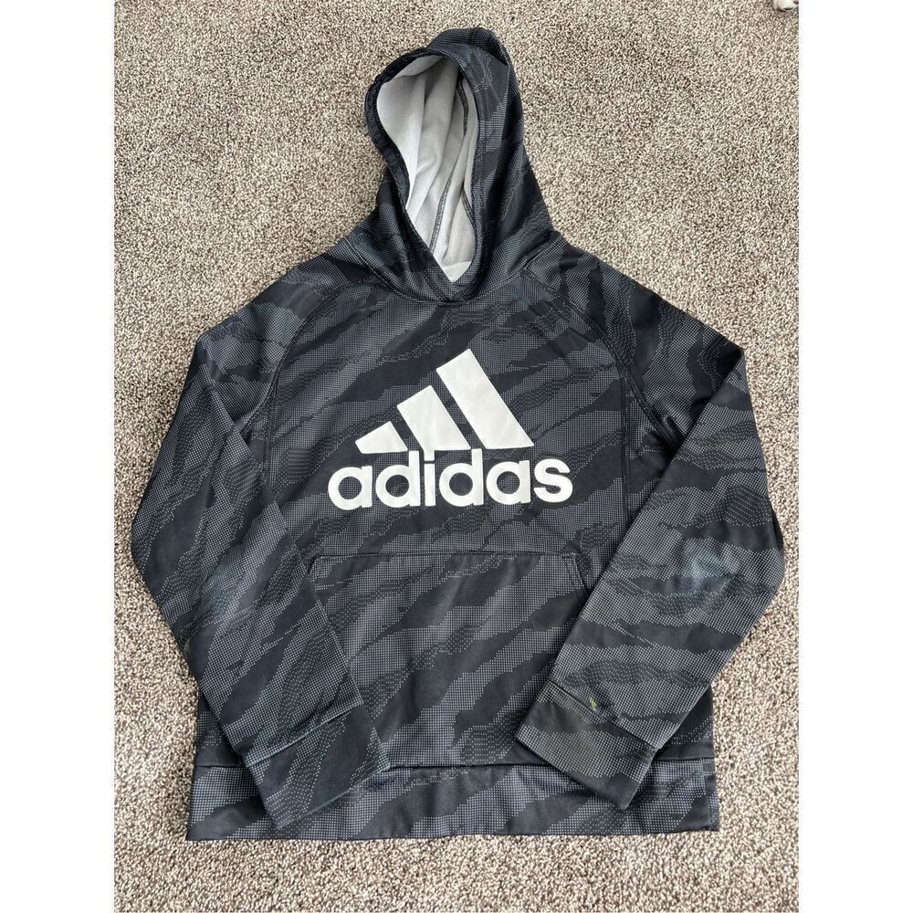 Adidas youth medium (10-12) lightweight camo hoodie